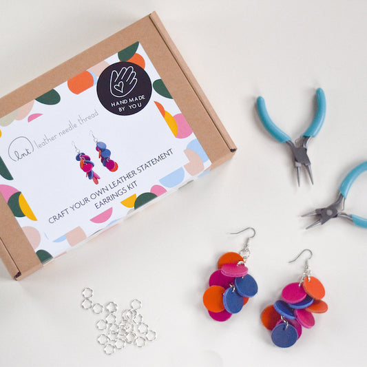 CRAFT YOUR OWN LEATHER EARRINGS KIT