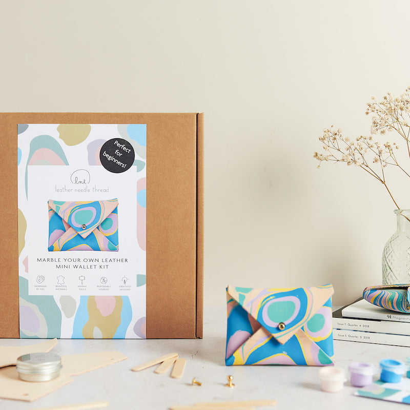 Marble Your Own Mini Envelope Wallet Kit