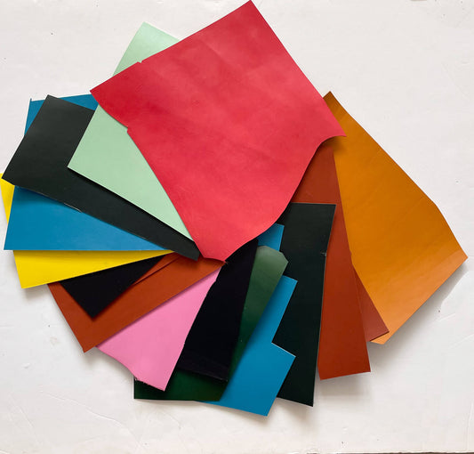 Leather offcuts for crafting
