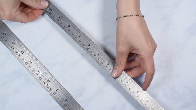 Essential tool - a metal ruler