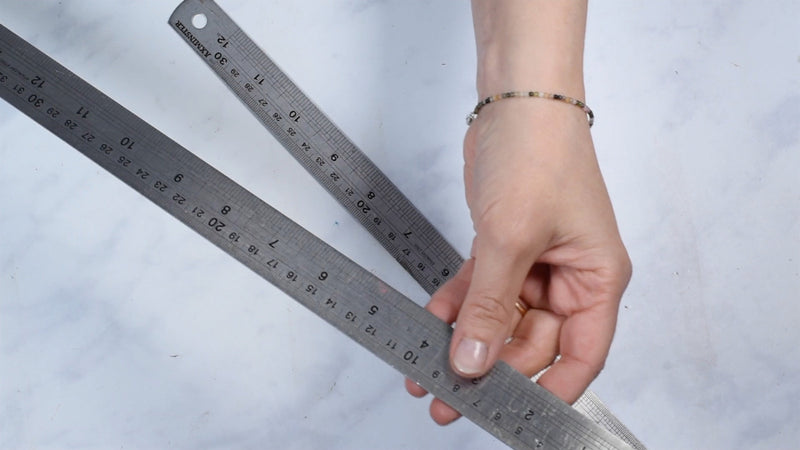 Essential tool - a metal ruler