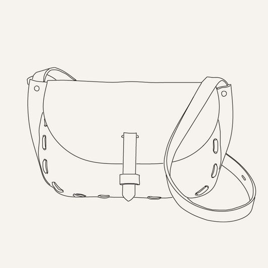 Stitchless Saddle Bag Pattern and Tutorial