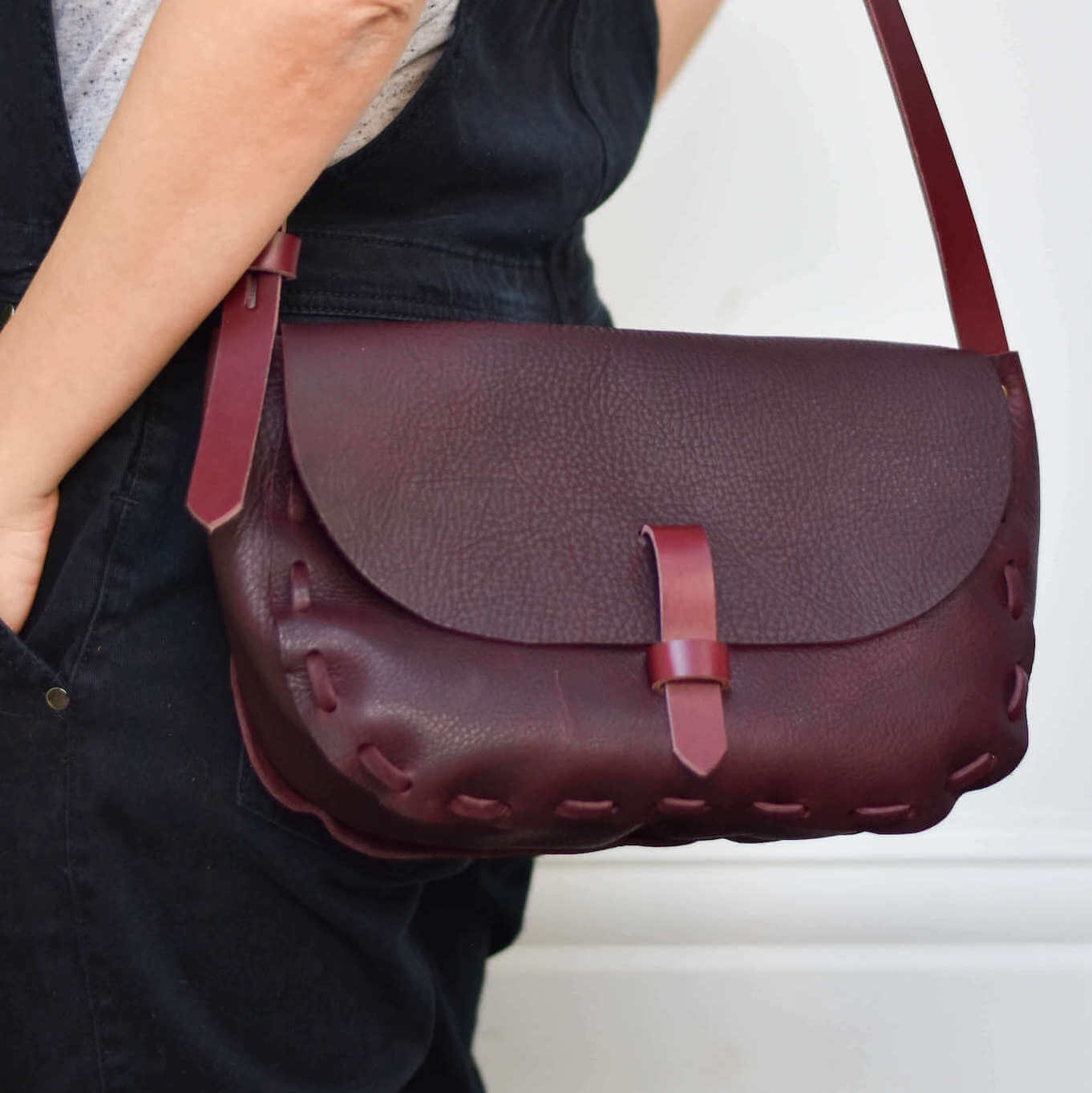 Stitchless Saddle Bag Pattern and Tutorial